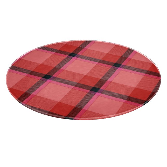 Tartan Design Cutting Board (Corner)