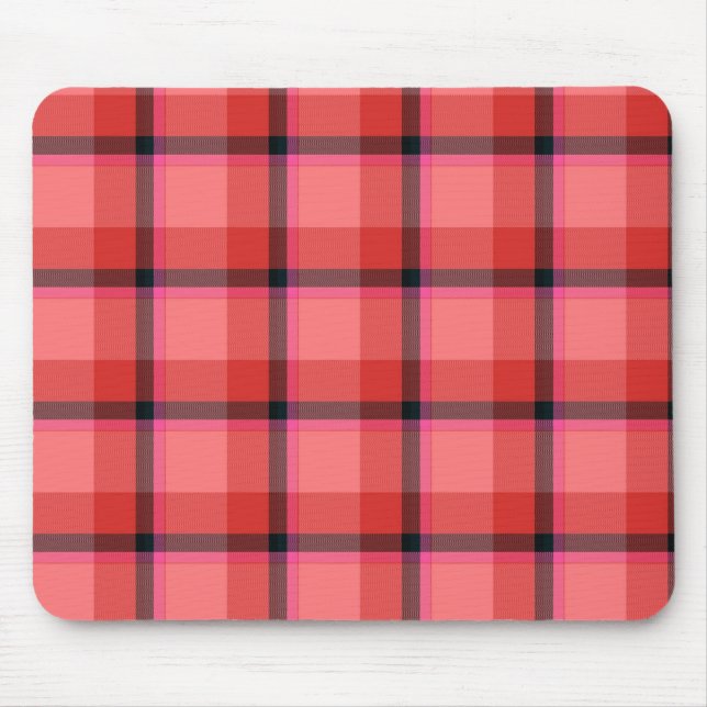 Tartan Design Mouse Pad (Front)