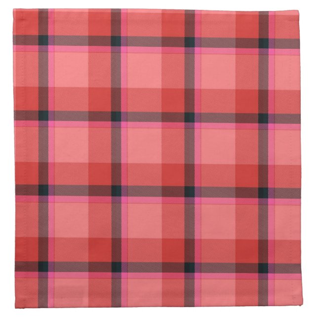 Tartan Design Napkin (Front)