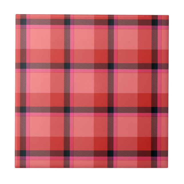 Tartan Design Tile (Front)