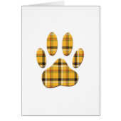 Tartan Dog Paw Print (Front)