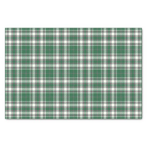 Tartan _ Emerald Green_Ivory_Rose Pink Tissue Paper