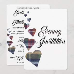 Tartan Evening Invitation