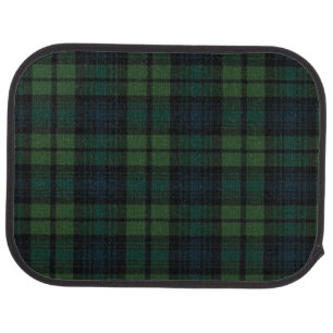 Tartan Fabric Car Mats (Rear) (set of 2)