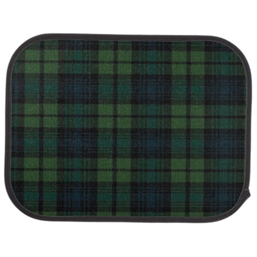 Tartan Fabric Car Mats Rear set of 2