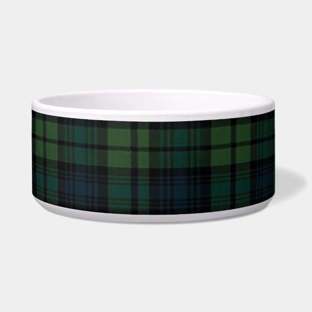 Tartan Fabric Large Pet Bowl (Front)