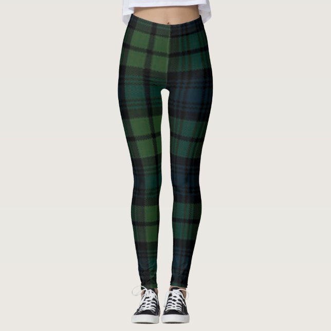 Tartan Fabric Leggings (Front)