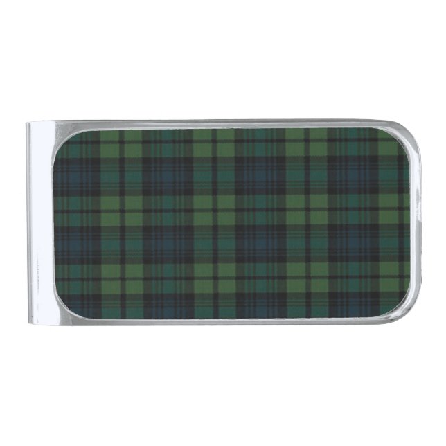 Tartan Fabric Money Clip (Front)