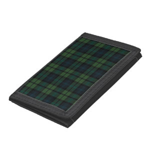 Tartan Fabric TriFold Nylon Wallet