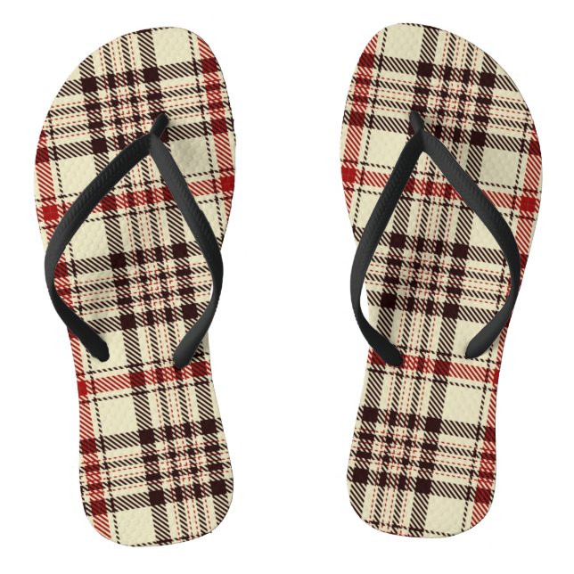 Tartan Flip Flops (Footbed)
