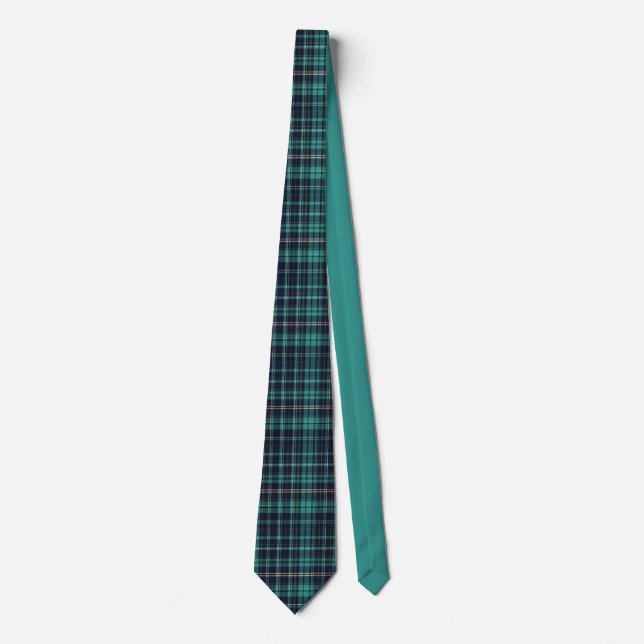 Tartan Green Neck Tie (Front)