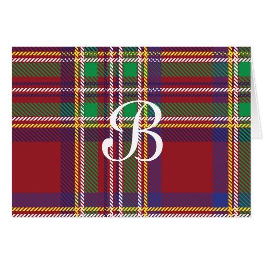 Tartan greeting card (Front Horizontal)