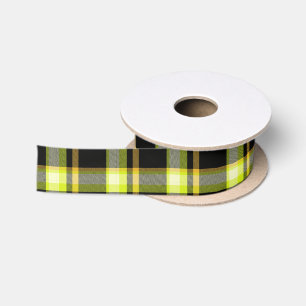 TARTAN HANDFASTING RIBBON PERSONALIZED NAMES DATE