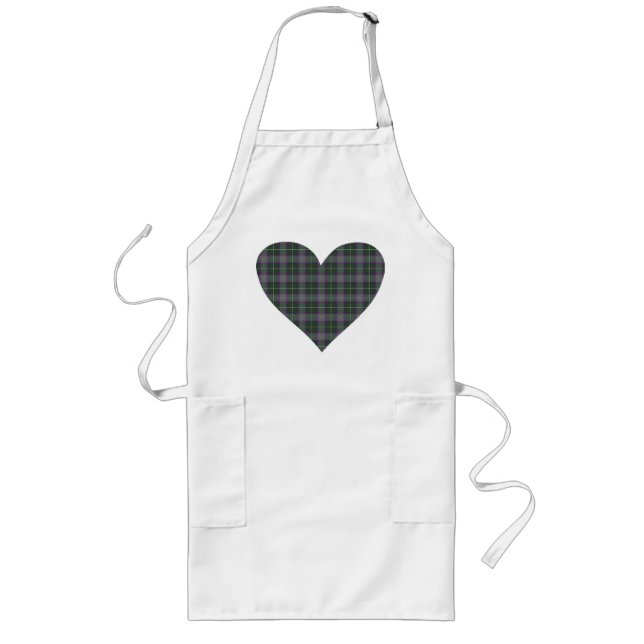 Tartan Heart Design Apron (Front)