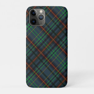 Tartan in blue, orange, green... iPhone 11 pro case