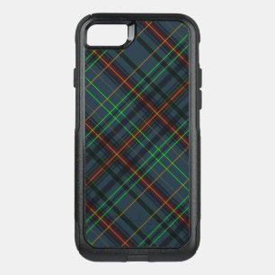 Tartan in blue, orange, green... OtterBox commuter iPhone SE/8/7 case