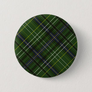 Tartan in green button