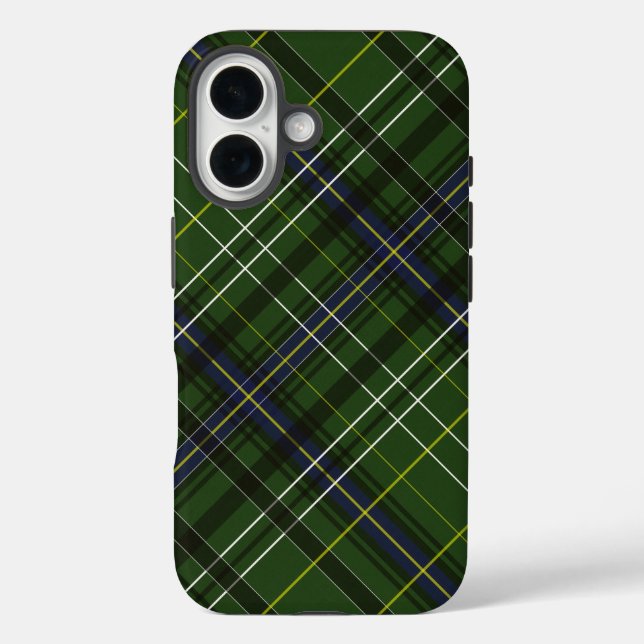 Tartan in green Case-Mate iPhone case (Back)