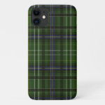 Tartan in green iPhone 11 case