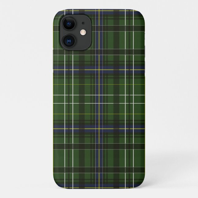 Tartan in green Case-Mate iPhone case (Back)