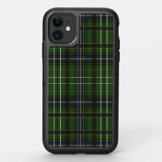 Tartan in green OtterBox symmetry iPhone 11 case