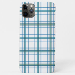 Tartan in turquoise... iPhone 11 pro max case