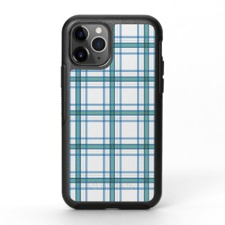 Tartan in turquoise... OtterBox symmetry iPhone 11 pro case