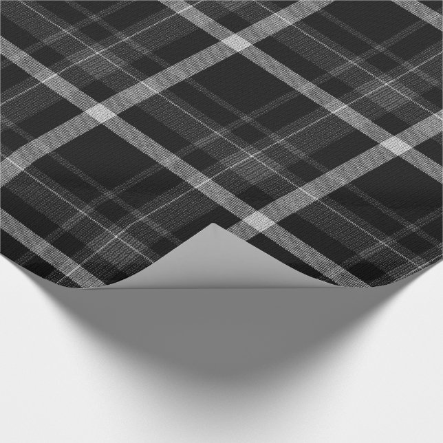 Tartan Knight Christmas Wrapping Paper (Corner)