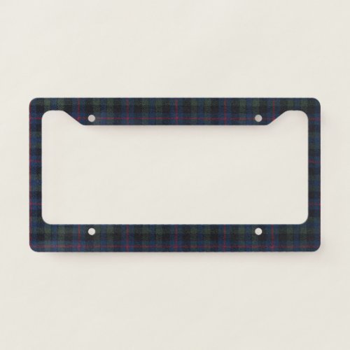 Tartan License Plate Frame