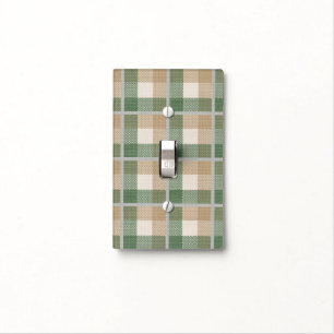 Tartan Light Switch Cover