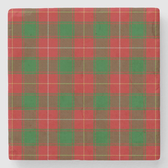 Tartan Macfie Stone Coaster (Front)