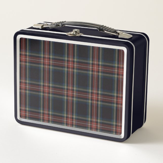 Tartan Metal Lunchbox (Front)