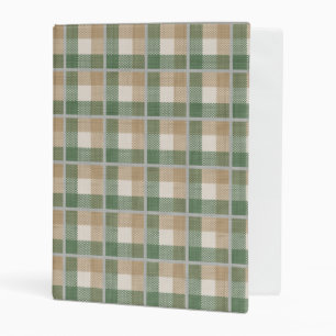 Tartan Mini Binder