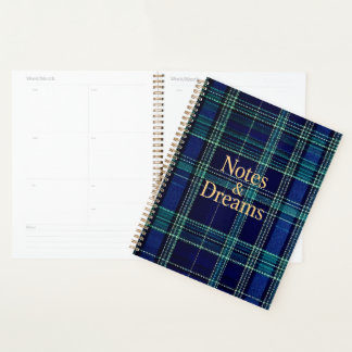Tartan notebook