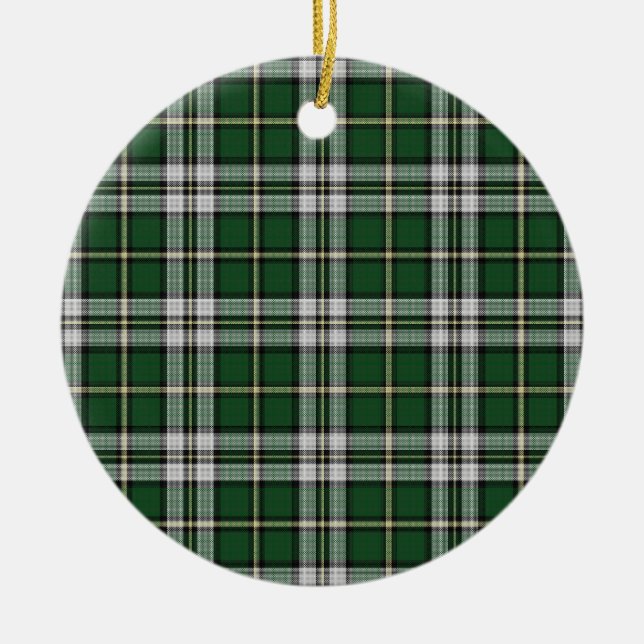 Tartan of Cape Breton Ceramic Ornament (Front)