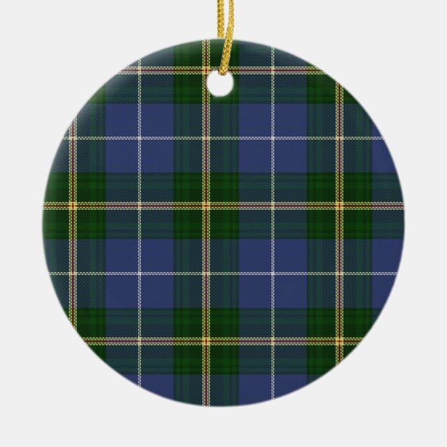 Tartan of Nova Scotia Ceramic Ornament (Front)