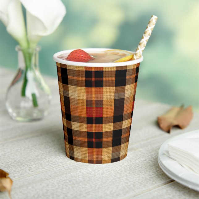 Tartan Paper Cups (Insitu)