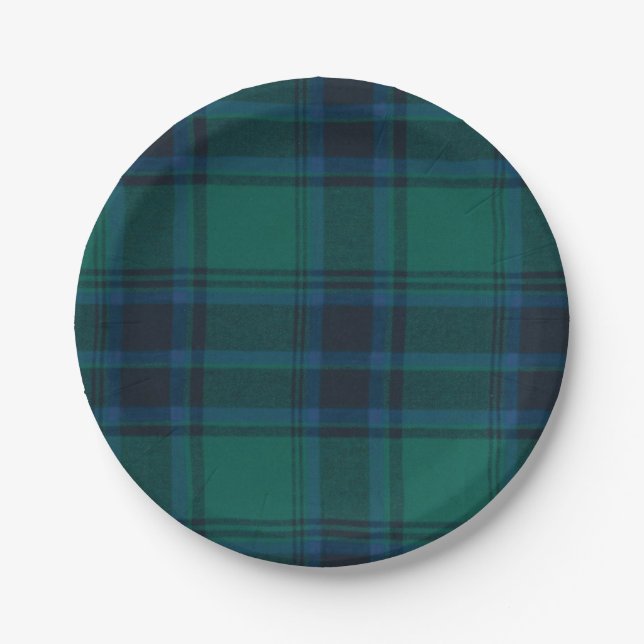 Tartan Paper Plate (Front)
