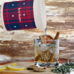 Tartan - Patriotic - Red Blue White Stars Beverage Pitcher<br><div class="desc">Tartan in old glory red,  old glory blue and white stars. Can be used for nearly any occasion and are gender and age neutral. Other tartan colors available.

Matching mugs and more in this collection:
https://www.zazzle.com/collections/pattern_patriotic_or_americana-119370544629893964</div>