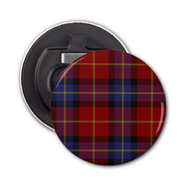 Tartan pattern bottle opener (Front)