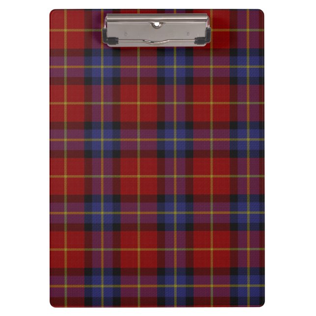 Tartan pattern clipboard (Front)