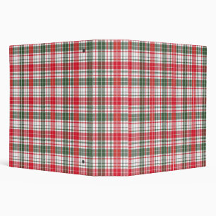 Tartan Pattern Fabric Avery Signature 1.5" Binder