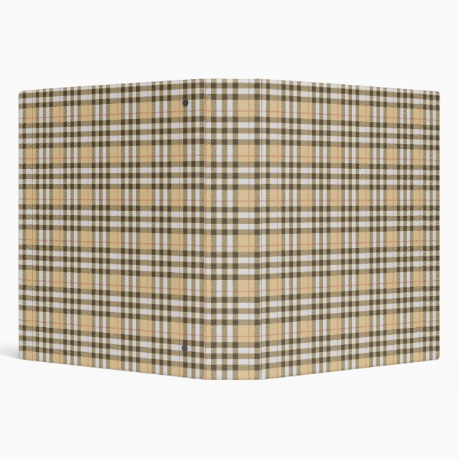 Tartan Pattern Fabric Avery Signature 1.5" Binder (Background)
