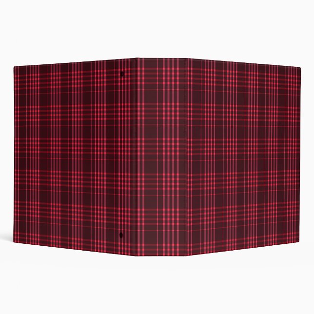 Tartan Pattern Fabric Avery Signature 1.5" Binder (Background)