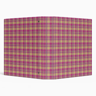 Tartan Pattern Fabric Avery Signature 1.5" Binder