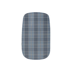tartan pattern fabric Campbell Minx Nail Art Decal
