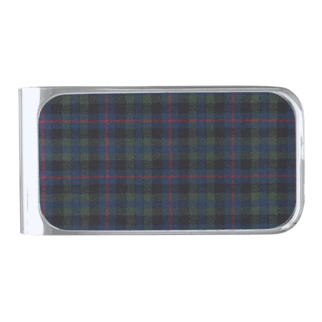 tartan pattern fabric Campbell Money Clip (Front)