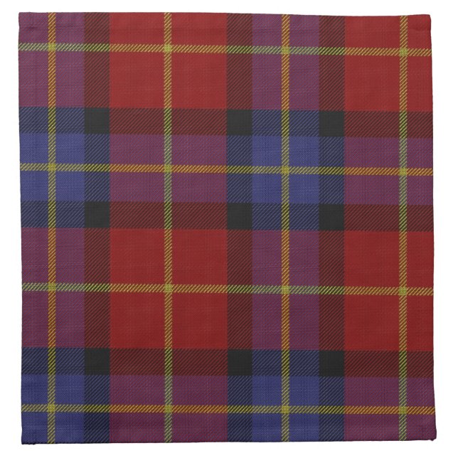 Tartan pattern napkin (Front)