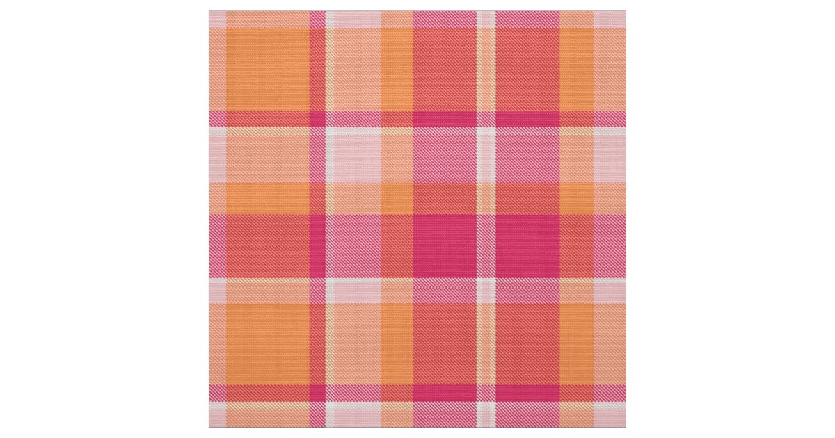 3121 Plaid Pink Sunshine Days (3028) - KK Fabrics
