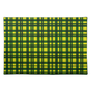 Tartan pattern place mat